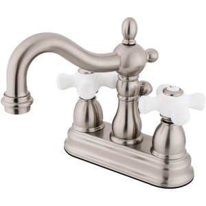 image:imageKingston Brass KB1607PX 4 in Centerset Bathroom Faucet Brushed BrassBrushed Nickel