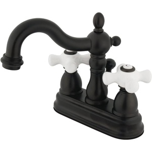 image:imageKingston Brass KB1607PX 4 in Centerset Bathroom Faucet Brushed BrassOil Rubbed Bronze