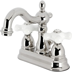 image:imageKingston Brass KB1607PX 4 in Centerset Bathroom Faucet Brushed BrassPolished Nickel
