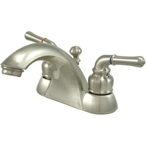 image:imageKingston Brass KB2624 Naples 4Inch Centerset Lavatory Faucet Polished Chrome and Polished BrassBrushed Nickel