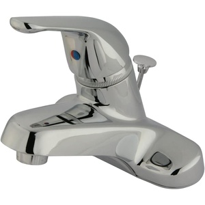 image:imageKingston Brass KB542B SingleHandle 4 in Centerset Bathroom Faucet Polished BrassPolished Chrome