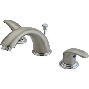 image:imageKingston Brass KB6964LL Legacy 8Inch to 16Inch Widespread Lavatory Faucet with Pop Up Polished Chrome and Polished BrassBrushed Brass