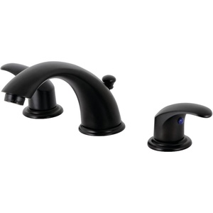image:imageKingston Brass KB6964LL Legacy 8Inch to 16Inch Widespread Lavatory Faucet with Pop Up Polished Chrome and Polished BrassMatte Black