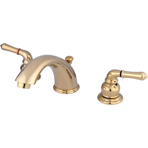 image:imageKingston Brass KB962 Magellan Widespread Bathroom Faucet 8Inch Adjustable Center Polished BrassPolished Brass