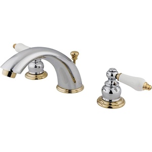 image:imageKingston Brass KB972B Victorian Widespread Bathroom Faucet Polished BrassPolished ChromePolished Brass