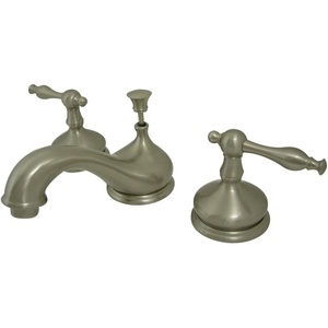 image:imageKingston Brass KS1166NL Heritage Widespread Bathroom Faucet Polished Nickel 55 x 35 x 275Brushed Nickel
