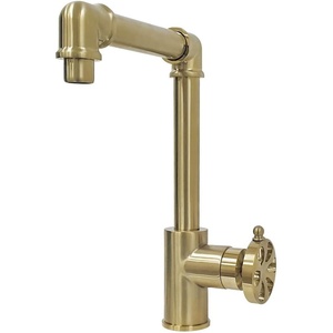 image:imageKingston Brass KS144RXBB Belknap SingleHandle Bathroom Faucet with Push PopUp Brushed BrassBrushed Brass