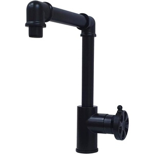 image:imageKingston Brass KS144RXBB Belknap SingleHandle Bathroom Faucet with Push PopUp Brushed BrassMatte Black