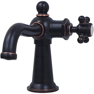 image:imageKingston Brass KS154BXCP Nautical SingleHandle Bathroom Faucet with Push PopUp Polished ChromeNaples Bronze