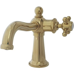 image:imageKingston Brass KS154BXCP Nautical SingleHandle Bathroom Faucet with Push PopUp Polished ChromePolished Brass