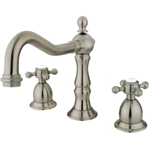 image:imageKingston Brass KS1971BX 8 in Widespread Bathroom Faucet Polished ChromeBrushed Nickel