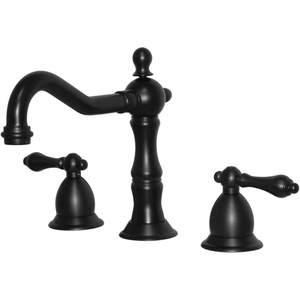 image:imageKingston Brass KS1972AL Heritage Widespread Lavatory Faucet with Metal lever handle Polished Brass8Inch Adjustable CenterOil Rubbed Bronze