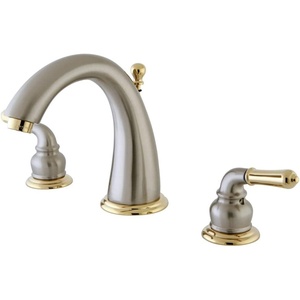 image:imageKingston Brass KS2969 Naples Widespread Bathroom Faucet Brushed NickelPolished BrassBrushed NickelPolished Brass