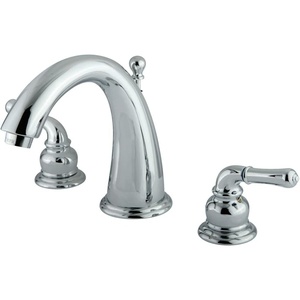 image:imageKingston Brass KS2969 Naples Widespread Bathroom Faucet Brushed NickelPolished BrassPolished Chrome