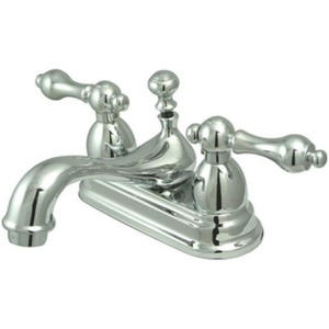 image:imageKingston Brass KS3607AL Restoration 4 Centerset Bathroom Faucet Brushed Brass638 x 45 x 306Polished Chrome