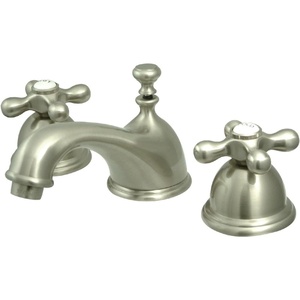 image:imageKingston Brass KS3967AX 8 in Widespread Bathroom Faucet Brushed BrassBrushed Nickel