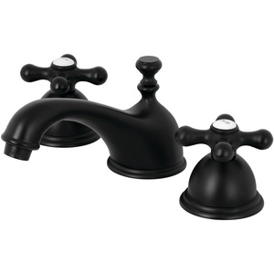 image:imageKingston Brass KS3967AX 8 in Widespread Bathroom Faucet Brushed BrassMatte Black