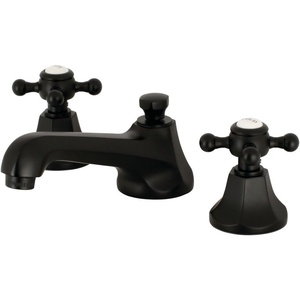 image:imageKingston Brass KS4463BX 8 in Widespread Bathroom Faucet Antique BrassMatte Black