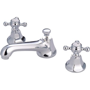 image:imageKingston Brass KS4463BX 8 in Widespread Bathroom Faucet Antique BrassPolished Chrome