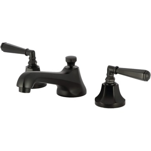 image:imageKingston Brass KS4466HL Metropolitan Widespread Bathroom Faucet Polished NickelMatte Black
