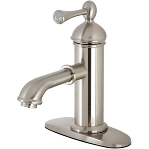 image:imageKingston Brass KS7411BL Paris Single Lever Handle Bathroom Faucet Polished ChromeBrushed Nickel