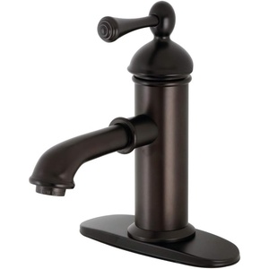 image:imageKingston Brass KS7411BL Paris Single Lever Handle Bathroom Faucet Polished ChromeOil Rubbed Bronze