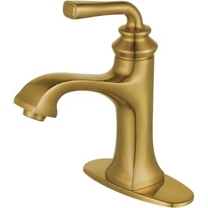 image:imageKingston Brass LS4423RXL Restoration Bathroom Faucet Brushed Brass 588 x 513 x 869Brushed Brass