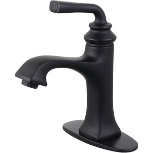image:imageKingston Brass LS4423RXL Restoration Bathroom Faucet Brushed Brass 588 x 513 x 869Matte Black