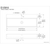 image:imageFauceture EV3916 Camilla 39Inch x 16Inch Rectangular Vessel Sink White3938 x 16916 x 51116