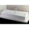 image:imageFauceture EV3916 Camilla 39Inch x 16Inch Rectangular Vessel Sink White3938 x 1718 x 512