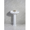 image:imageFauceture VPB2034 Stuart 20 Ceramic Pedestal Sink 4Inch 3 Hole Glossy White