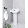 image:imageFauceture VPB2210 Pilaster 22 Ceramic Pedestal Sink Single Hole Glossy White