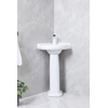 image:imageFauceture VPB2210 Pilaster 22 Ceramic Pedestal Sink Single Hole Glossy White
