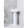 image:imageFauceture VPB2210 Pilaster 22 Ceramic Pedestal Sink Single Hole Glossy White