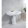 image:imageFauceture VPB3534 Sovereign 35 Ceramic Pedestal Sink 4Inch 3 Hole Glossy White