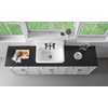image:imageGourmetier GCKWS302010 Petra Galley 30 x 20 Cast Iron Wall Mount Kitchen Sink White