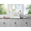 image:imageGourmetier GCKWS302010 Petra Galley 30 x 20 Cast Iron Wall Mount Kitchen Sink White