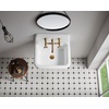 image:imageGourmetier GCLWS22187 Petra Galley 22 x 18 Cast Iron Wall Mount Utility Sink White