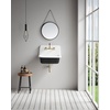 image:imageGourmetier GCLWS22187 Petra Galley 22 x 18 Cast Iron Wall Mount Utility Sink White