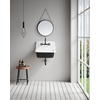 image:imageGourmetier GCLWS22187 Petra Galley 22 x 18 Cast Iron Wall Mount Utility Sink White
