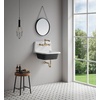 image:imageGourmetier GCLWS22187 Petra Galley 22 x 18 Cast Iron Wall Mount Utility Sink White
