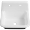 image:imageGourmetier GCLWS22187 Petra Galley 22 x 18 Cast Iron Wall Mount Utility Sink White