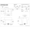image:imageGourmetier GPKWS221820 Persepolis Galley 22 x 18 Ceramic Wall Mount Utility Sink White