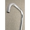 image:imageKingston Brass Concord 8Inch Adjustable Center Wall Mount Kitchen Faucet Brushed NickelPolished Chrome