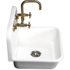 image:imageKingston Brass Concord 8Inch Adjustable Center Wall Mount Kitchen Faucet Matte BlackBrushed Brass