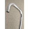 image:imageKingston Brass Concord 8Inch Adjustable Center Wall Mount Kitchen Faucet Matte BlackPolished Chrome