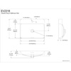 image:imageKingston Brass EV2318 Century Dropin Bathroom Sink White