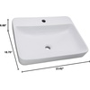 image:imageKingston Brass EV2318 Century Dropin Bathroom Sink White