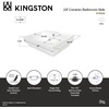 image:imageKingston Brass EV4024 Fauceture Plaza China Basin WhiteWhite