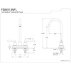 image:imageKingston Brass FB8498NFL Nuwave French 4Inch Centerset HighArc Bar Faucet Brushed NickelBrushed Nickel